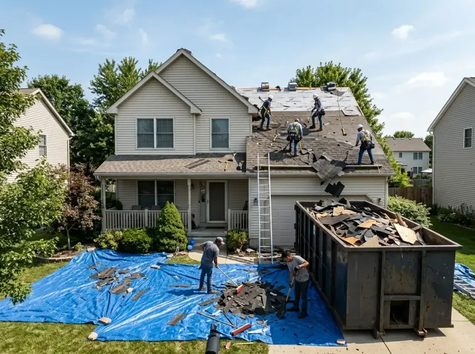 roof-replacement-debris-remova-004 — frequently asked questions, Cheapest Dumpster Rentals in Orange Park, FL